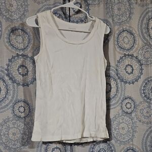 Laura Scott Women's White Tank Top